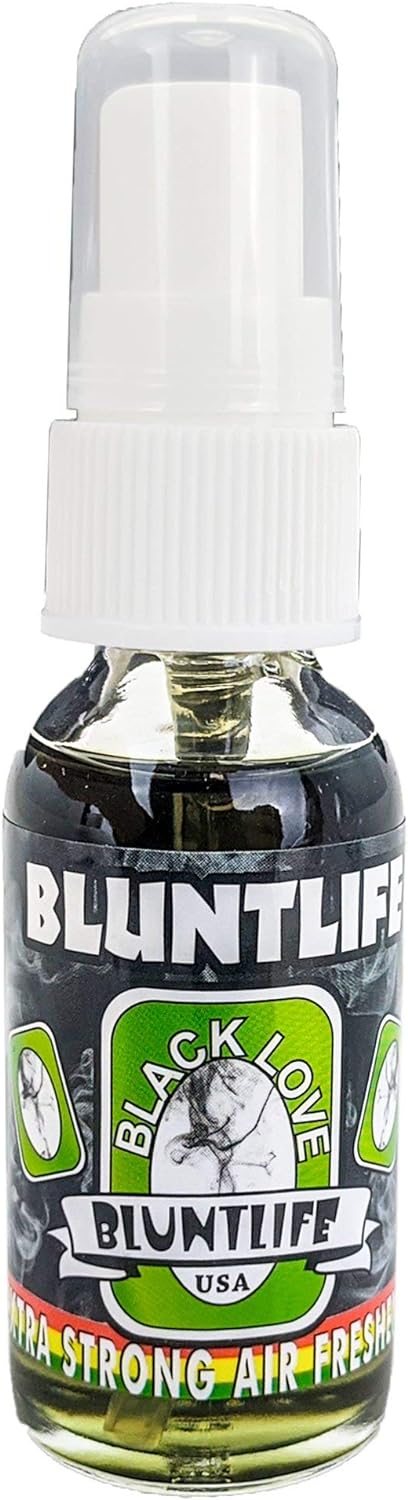 BluntLife Air Freshener Spray 1.0 oz. Bottle Long Lasting - Choose Your Scent (Black Love)