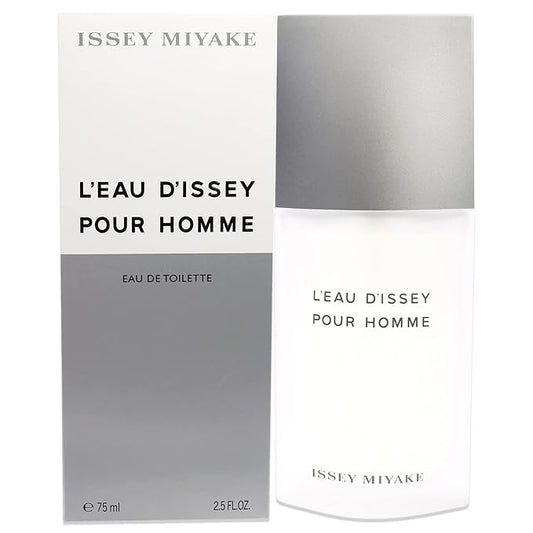 L'eau d'Issey Pour Homme by Issey Miyake 2.5 Fl Oz Eau de Toilette Spray Men