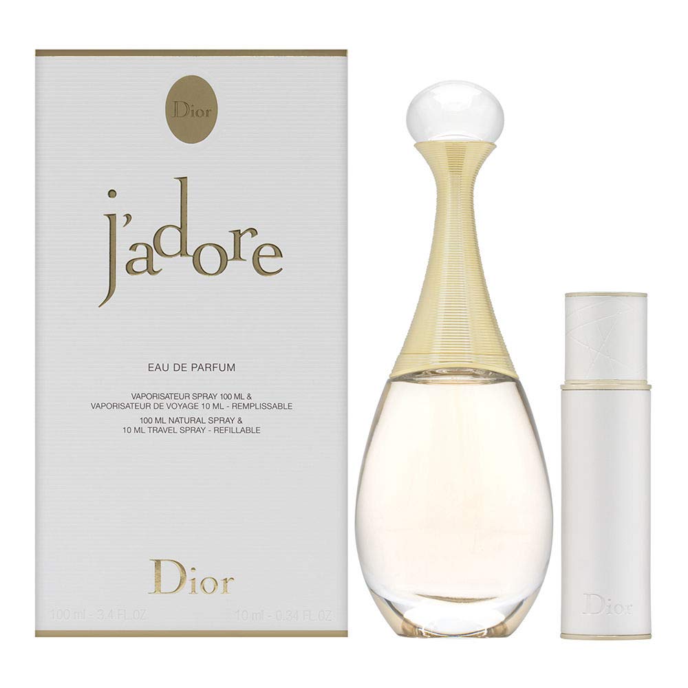 J'ADORE 2 PCS SET: 3.4 EDP SP + 10 ML For Woman