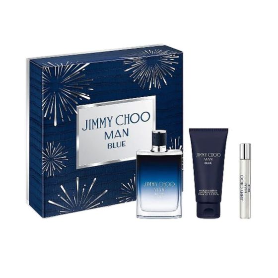 Blue 3 PCS Gift Set by Jimmy Choo for Men