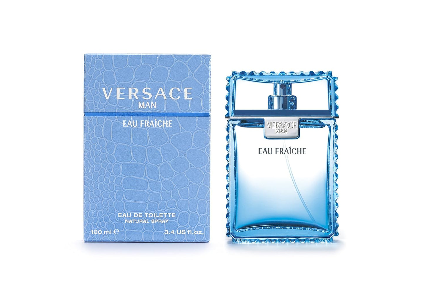 Versace Man Eau Fraiche By Gianni Versace For Men Deodorant Spray 3.4 Oz